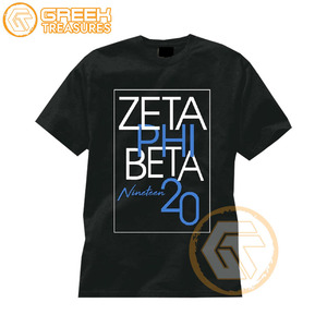 Camiseta Casual de Algodón para Mujer de la Hermandad Zeta Phi Beta, Personalizada al por Mayor, de Alta Calidad, Transpirable, Estampada o Lisa, Talla XL - Product Image 1