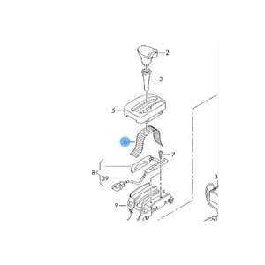 Panneau de commande de boîte de vitesses automatique Volkswagen Bora 1999-2005 Modèle 1J0713277 Boîtes de vitesses - Product Image 2