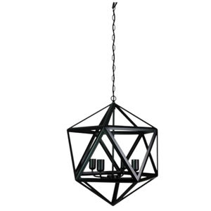 Atractiva decoración del hogar luces linterna colgante linterna de primera calidad negro Metal hierro Material luces accesorios en precio barato - Product Image 5