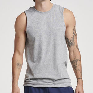 2025 gros personnalisé hommes coton Fitness musculation maillot de corps formation chaîne Gym débardeurs gilet pour hommes - Product Image 1