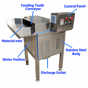 Bester Preis: Kommerzielle Tintenfisch-Fleischfloss-Maschine aus 304 Edelstahl für Lebensmittelverarbeitungsanlagen - Product Image 1