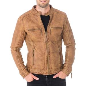 Chaquetas de cuero de invierno para hombre de diseño personalizado de alta calidad recién llegadas-transpirable y ecológico precio barato - Product Image 1