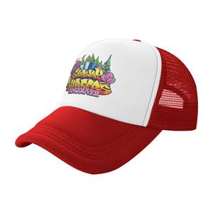 Subway Surfers Vancouver Retro Summer Trucker Hat Casquette de baseball réglable à 6 panneaux pour adultes Parkour Sport Dad Hat - Product Image 1
