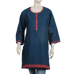 Kurtis d'automne-hiver en coton pour femmes, conception personnalisée, tenue décontracté, vêtements indiens et pakistanais, vente en gros OEM - Product Image 2