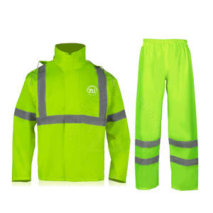 Combinaison de travail haute visibilité avec logo réfléchissant, imperméable, à LED, de classe 1 ANSI, nouvelle conception, faible MOQ, haute performance - Product Image 1