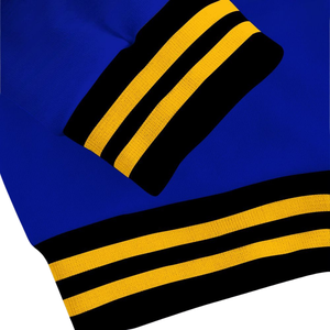 Sigma Gamma Rho 1922 Inspirado Royal Blue Varsity Letterman Jacket Premium SGRho Greek Poodle Pride Coat - Product Image 6