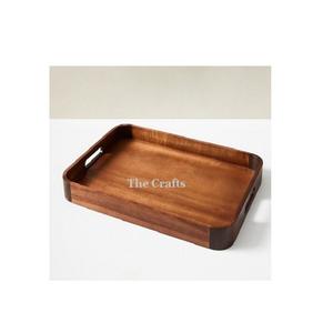 Plateau de service en bois de conception standard avec plateau de service de restaurant de forme rectangulaire de qualité supérieure pour une utilisation en cuisine - Product Image 1