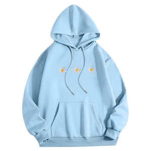 Pull à capuche zippé en coton mélangé épais Impression graphique personnalisée Basics d'hiver Sweats à capuche unis teints et fabriqués - Product Image 5