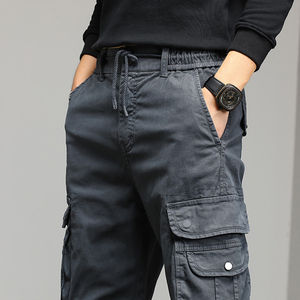 Techwear Cargo personnalisé pour hommes, pantalons, Jogging à coupe ample, Jogging cargo pour hommes de style baggy avec plusieurs poches Joggers cargo - Product Image 3