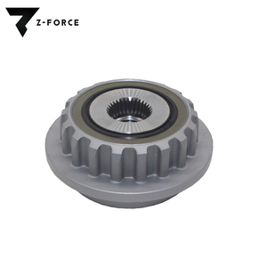 ชุดคลัตช์คอมเพรสเซอร์แอร์ AZH-10015 Z-Force สำหรับรถยนต์ออดี้ เด็นโซ่ ของแท้เบื้องต้น (OEM) 7H0820803E/7H0820805C ใหม่ รับประกัน 1 ปี - Product Image 1