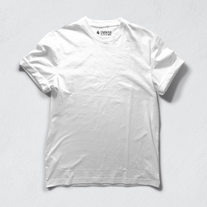 เสื้อยืดเจอร์ซีย์ผ้าฝ้าย 100% ระบายอากาศได้ดี ดีไซน์เรียบ สำหรับสกรีนลาย - Product Image 3