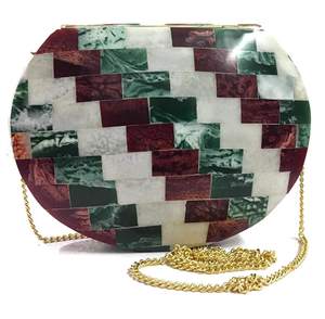 Pochette en résine multi-usages pour mariage, fête, festival et cadeaux, au meilleur prix. Pochette élégante en résine. - Product Image 1