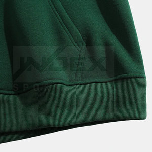 Hoodies Slim Fit décontractés pour hommes 100% coton couleur unie mode pour vêtements d'hiver nouvelle collection - Product Image 6