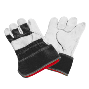 Guantes industriales de algodón resistentes canadienses de nuevo diseño Protección de trabajo de cuero de grano de Búfalo con guantes cómodos perforados - Product Image 3