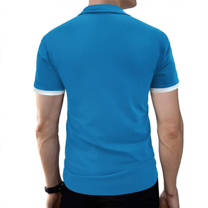 เสื้อสำหรับผู้ชายเสื้อกอล์ฟผ้าคอตตอน100% ลายถักกันยับสำหรับผู้ชายเสื้อ2026 - Product Image 5