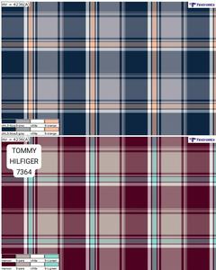 Tissu Oxford à carreaux et à rayures teint en fil de haute qualité pour garçons et filles - Matière de chemiserie tissée pour vêtements de plein air et de sport - Product Image 3