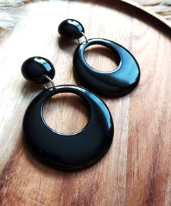 Pendientes de Resina Bordados a Mano, Joyería de Moda de Acero Inoxidable para Mujeres y Niñas, Estilo Clásico para Bodas, Alta Calidad - Product Image 2