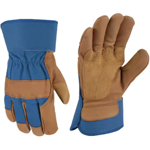 Gants en cuir de grain de cuir de vachette renforcés résistants aux étincelles et à la chaleur Gants de sécurité pour la protection personnelle - Product Image 2