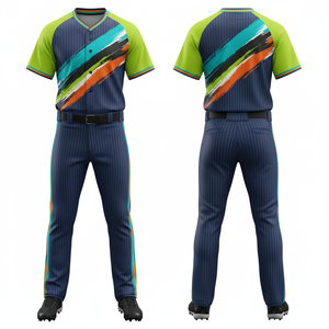 Maillot et pantalon de baseball sur mesure 2026, uniforme en maille légère, sublimation, séchage rapide, vente en gros - Product Image 5