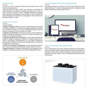 Sistema HVAC Vertical con Conductos para el Hogar Mitsubishi VMC VL-250CZPVU-R-E A+, con Unidad de Recuperación de Calor de Lado Derecho, Fabricado en Italia - Product Image 4
