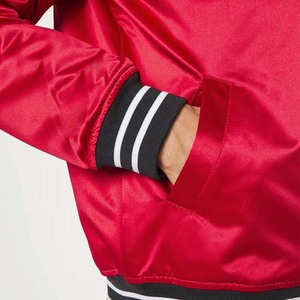 Blouson Bomber en Satin pour Hommes, École, Collège, Broderie, Patch Personnalisé, Blousons Bomber de Collège - Product Image 6