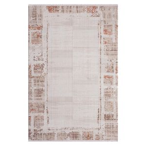 Alfombra Moderna de Poliéster Tejido Konfor Elex 5202 con Flecos Rectos, Hecha a Máquina, para Sala de Estar y Cocina - Product Image 6