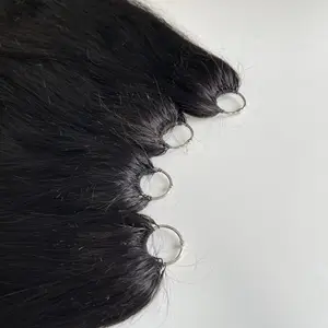 Wholesale 100% Raw Human Hair Natural Black Feathers U/I/Nano Tip Hair Extension Unprocessed Chemical Easy to use for Extensions