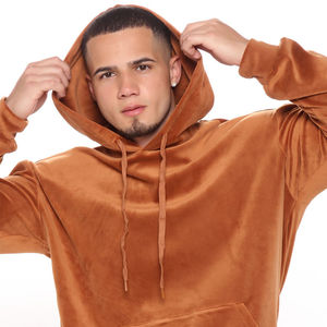 Logo personnalisé Survêtements de fitness et de jogging slim pour hommes avec broderie Sweatshirts à capuche et sweatshirts en velours à motif solide Matériel d'entraînement - Product Image 6