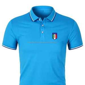 La Camiseta de manga corta para hombre más vendida, polos largos de verano en línea de secado rápido hechos a medida, polos para hombre - Product Image 1