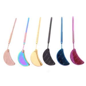 Espejos de extensión de pestañas multifuncionales de alta calidad Espejo de inspección de pestañas de acero inoxidable Embalaje y diseño personalizados - Product Image 4