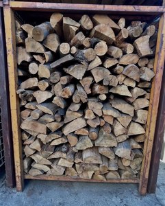 Support de rangement pour bûches en bois dur, support extérieur pour bois de chauffage, organisateur de bûches en bois. - Product Image 1