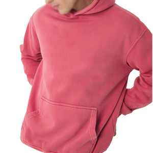 เสื้อฮู้ดดี้ผู้ชายผ้าฝ้าย 100% ปักโลโก้ตามสั่ง ทรงโอเวอร์ไซส์ เป็นมิตรกับสิ่งแวดล้อม ไซส์พลัส สีพื้น สำหรับฤดูใบไม้ร่วง - Product Image 3