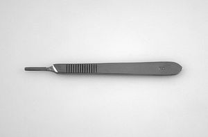 Mango graduado de bisturí de calidad superior #3 con escala de regla Bisturí de acero inoxidable Handel - Product Image 4