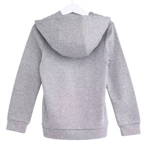 Sweat-shirt avec logo personnalisé en relief Sweats à capuche en coton épais avec grande capuche Sweats à capuche pour hommes en coton mélangé avec gaufrage - Product Image 2