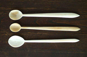 Cucharas de Estilo Animal Único, Cubiertos de Cuerno de Búfalo Natural Pulido, Diseño Único para Decoración de Mesa de Restaurante - Product Image 3