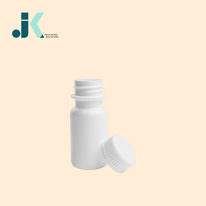Bouteille de sirop blanc HDPE de haute qualité de 15ml avec couvercle à vis Bouteilles en plastique OEM ODM d'usine du Vietnam M0302 - Product Image 1
