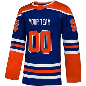 Uniforme confortable de hockey sur glace d'équipe de coupe mince de matériel durable - Product Image 1