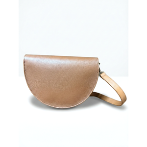 Structured Crossbody <b>Bag</b> in Genuine Dollar Leather - Made in Italy - Art. 26004 - Product Image 4