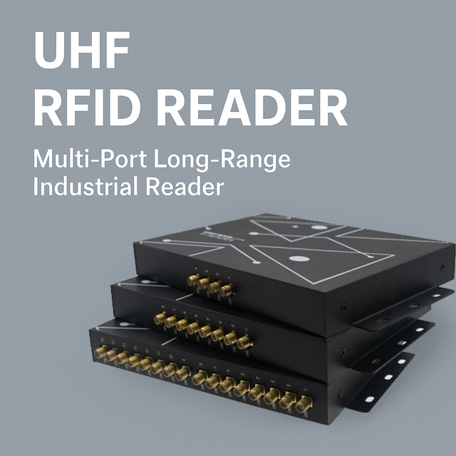 UHF RFID Fixed Reader 4/8/16 Ports 860-960MHz Long Range | Industrial Split-Type RFID Reader with SDK EPC Gen2