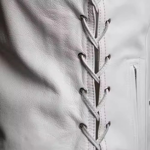 Chaleco de Cuero Desgastado Estilo Vaquero para Hombre de Alta Calidad con Cuello en V, Transpirable, Informal, Ofrece Servicio OEM - Product Image 5