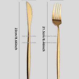 ชุดเครื่องเงินแบบพกพา4ชิ้นชุดเครื่องใช้บนโต๊ะอาหารสแตนเลสสุดหรู18/10กล่องพรีเมี่ยมเครื่องใช้ในครัวที่ดีที่สุดสำหรับใช้ในบ้าน - Product Image 4