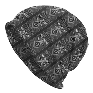 Bonnet unisexe chaud et respirant pour adulte, personnalisé avec logo, imperméable, motif Compas et Équerre, idéal pour le cyclisme en automne - Product Image 1