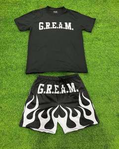 High Quality <b>Men's</b> 2 Pieces <b>Shorts</b> <b>Set</b>, <b>Men</b> <b>Short</b> Outfits Casual Tracksuit <b>Short</b> Sleeve <b>T</b> <b>Shirt</b> <b>and</b> <b>Shorts</b> <b>Set</b> - Product Image 1