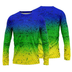 Venta al por mayor OEM personalizado hombres rendimiento sublimación protección UV pesca Jersey secado rápido Polo pesca camisas - Product Image 1