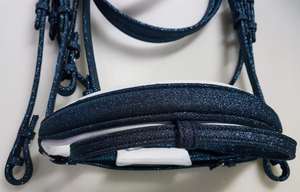 Bride de cheval en PVC et cuir véritable durable avec licou en corde au design personnalisé, approvisionnement en gros à un prix abordable à l'exportation - Product Image 5