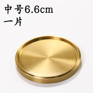 ถาดรองแก้วทองแดงสำหรับรองแก้วชาและกาแฟสำหรับเครื่องครัวและร้านอาหารพร้อมการตกแต่งโต๊ะและอุปกรณ์เสริมเสื่อและแผ่นรองแก้ว - Product Image 6