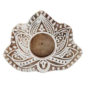 Blocs d'impression en bois fait à la main, artisanat Textile marron Saree tissu toile timbre indien Floral en ligne dernier nouveau Design WB-6877 - Product Image 1