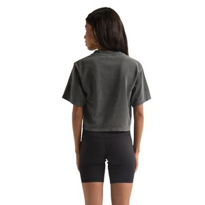 Femmes nouvelle mode haut court pour printemps été confortable Plaid tricoté vêtements mignon court longueur avant Logo imprimé plaine teint - Product Image 2