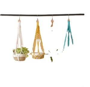 Macrame Plant Hanger Customized Macrame Plant Hanger for <b>Wall</b> and Window Decoration Other Home Decor - Product Image 1