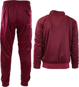 Conjunto de chándal atlético de 2 piezas para hombre transpirable 100% algodón y poliéster deportes casuales para invierno - Product Image 5